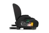 A side view of a black child car seat with ISOFIX connectors visible. Voir les images du produit