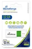 MediaRange USB-Stick 32GB USB 2.0 Slider green Náhľad obrázku produktu 5
