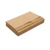A stack of brown cardboard sheets on a white background. Produktbild-Vorschau