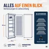 GastroHero Lagertiefkühlschrank ECO 400 336 Liter Weiß Produktbild-Vorschau 5