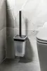 Závěsná WC štětka SAMOA, matné sklo, matná černá Náhled obrázku produktu 4