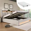 letto boxspring Okwish 160x200, letto imbottito usb, letto Anteprima dell’immagine prodotto 1