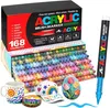Acrylstifte, 168 Farben Graffiti Stifte, Markerstifte, Produktbild-Vorschau 1