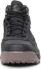 A close-up, front-facing view of a black hiking boot. Náhľad obrázku produktu