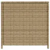 vidaXL Coffre de jardin beige 469L Poly rotin Voir les images du produit 5