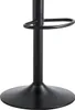 The base of a black bar stool is shown against a white background. Náhled obrázku produktu