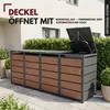 Mülltonnenbox 4er Holzdekor, 120L bis 240L, für Vier Produktbild-Vorschau 2
