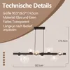 ZMH Pendelleuchte Esstisch Hängelampe Wohnzimmer - Produktbild-Vorschau 4