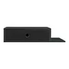 Wandregal 'Stor' mit Schublade 65x30x15 cm Schwarz Produktbild-Vorschau 5