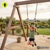 Gymnastický hrazda s madlem, nastavitelná lana 90–150 cm, Náhled obrázku produktu 5
