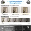 LED Spiegelschrank 60x70 cm mit Beschlagfrei Drei Produktbild-Vorschau 5