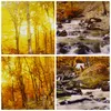 Bild auf Leinwand - Leinwandbild - Berge Bach Wasser - Produktbild-Vorschau 8