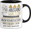Musikveranstalterin Tasse Geschenk Lustig Abstand Halten Produktbild-Vorschau 1