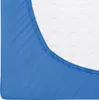 Spannbettlaken, mit Gummiband, Jersey 160x200 Dunkelblau Produktbild-Vorschau 3