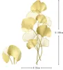 Wanddekoobjekt, 3D Ginkgo Wanddekoration aus Metall, Ginkgo Produktbild-Vorschau 11