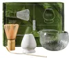 Matcha Teezeremonie Set, Matcha Schneebesen, Glas Schale, Produktbild-Vorschau 1