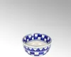 Küchenkaro Bowl Keramik creme/blau, D13 cm, H 7 cm Produktbild-Vorschau 2