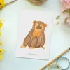 Mr. & Mrs. Panda Postkarte Affe - Weiß - Geschenk, Liebe, Produktbild-Vorschau 2