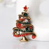 Mehrfarbige Strass-Weihnachtsbaum-Brosche für Damen, Produktbild-Vorschau 7