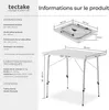 TecTake 402173, Šedá Náhled obrázku produktu 16