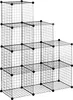 HOMCOM Étagère modulable meuble de rangement cube avec 9 Voir les images du produit 1