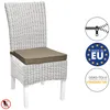 Beautissu 2er Set Loft SK Stuhlkissen Taupe, 45x40x5cm Produktbild-Vorschau 2