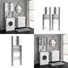 Vicco Waschmaschinenschrank Luis, 190 x 64 cm, Beton/Weiß Produktbild-Vorschau 8