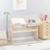 Kinderschreibtisch OLIVIA aus Kiefer in natur/grau, schöner Produktbild-Vorschau 7