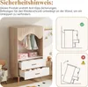 Merax Armoire pour enfants double set, chambre d'enfant Voir les images du produit 10