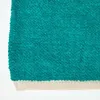 HOMESCAPES Blaugrüner Chenille-Teppich mit naturfarbenem Produktbild-Vorschau 3
