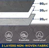 2 kusy Úložné boxy pod postel s víkem - Úložný prostor pod Náhled obrázku produktu 5