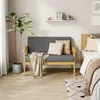 Iropro 2-Sitzer-Sofa Stoff 113x67x75 cm Hellgrau Vintage Produktbild-Vorschau 5