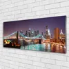 Acrylglasbilder 125x50 Wandbild Druck Brücke Stadt Produktbild-Vorschau 2