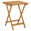 vidaXL 3-tlg. Bistro-Set Beige Polypropylen und Massivholz Produktbild-Vorschau 5