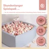 Bieco Bälle für Bällebad Dreamy Flowers | 100 Stück | Bunte Produktbild-Vorschau 6