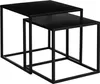 Mica Decorations Goa Beistelltisch - 2er-Set - L35 x B35 x Produktbild-Vorschau 1