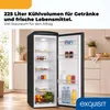 Exquisit Retro Kühlschrank 225 l | Energieklasse C | leise Produktbild-Vorschau 4