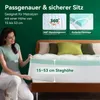 NicePlus, vrchní matrace 2 v 1, rozměry 140x200x7 cm, pěna Náhled obrázku produktu 6