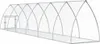 vidaXL Hasenstall Silbern 105x600x120 cm Verzinkter Stahl Produktbild-Vorschau 5