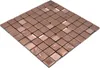 Handmsuter Mosaikfliese Glasmosaik Kombi EP bronze Küche Produktbild-Vorschau 5