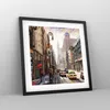 Gerahmtes Poster - Schwarzer Rahmen - New York Aquarell - Produktbild-Vorschau 8