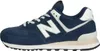 New Balance 574 Wildleder Trainer, Blau 44 EU Produktbild-Vorschau 2