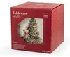 18-tlg. Weihnachtsgeschirr-Set aus Steinzeug, rund, verziert Anteprima dell’immagine prodotto