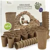 Abbaubare Anzuchttöpfe eckig, 120x Anzuchttöpfe aus Produktbild-Vorschau 2