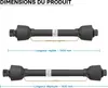 Arbre Transmission T5 Cardan 1300-1430mm 620Nm 540 tr/min Voir les images du produit 7