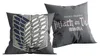 Halantex Attack On Titan Final Season Grau Kissen    One Produktbild-Vorschau 1