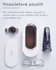 A collection of personal care items including a watch, an ultrasonic cleaner, an electric razor, and glasses, arranged on a white background with text. Náhled obrázku produktu