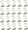 INF 50mm Pfau Runde Memo Clip Halter - 20er Pack, Metall Produktbild-Vorschau 1