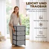 HOMCOM Kommode mit 4 Schubladen, 42 x 32 x 80 cm, Produktbild-Vorschau 7