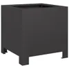 Pflanzkübel 2 Stk. Schwarz 30x30x30 Stahl Produktbild-Vorschau 5